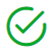 Green check mark icon.